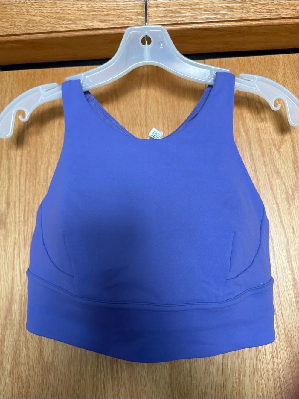 lululemon athletic Wunder Train purple racerback bra